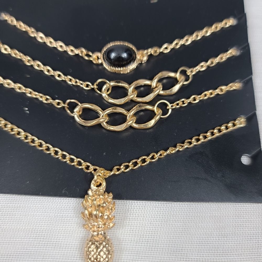 PINEAPPLE AND BLACK STONE Infinity BRACELET - Picture 10 of 15